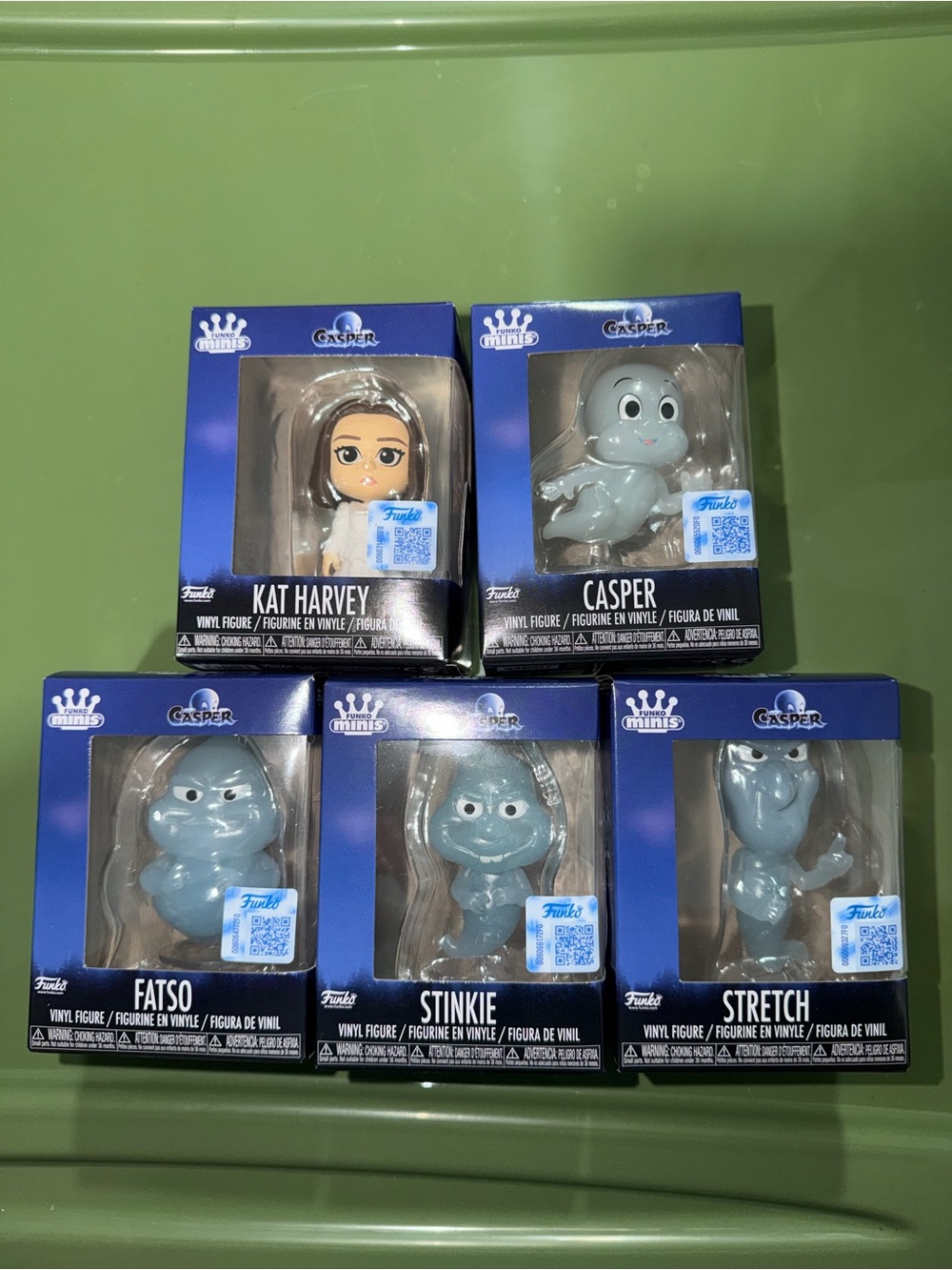 Funko Mini Casper Vinyl Figures Lot of 5